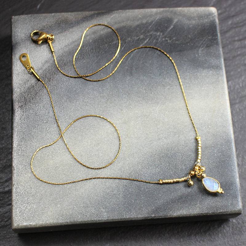 Collier - Talisman pierre de lune – Image 4